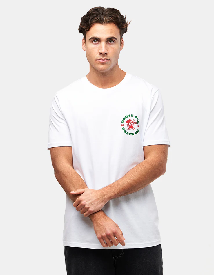 Route One Hot & Fresh Organic T-Shirt - White - Image 2