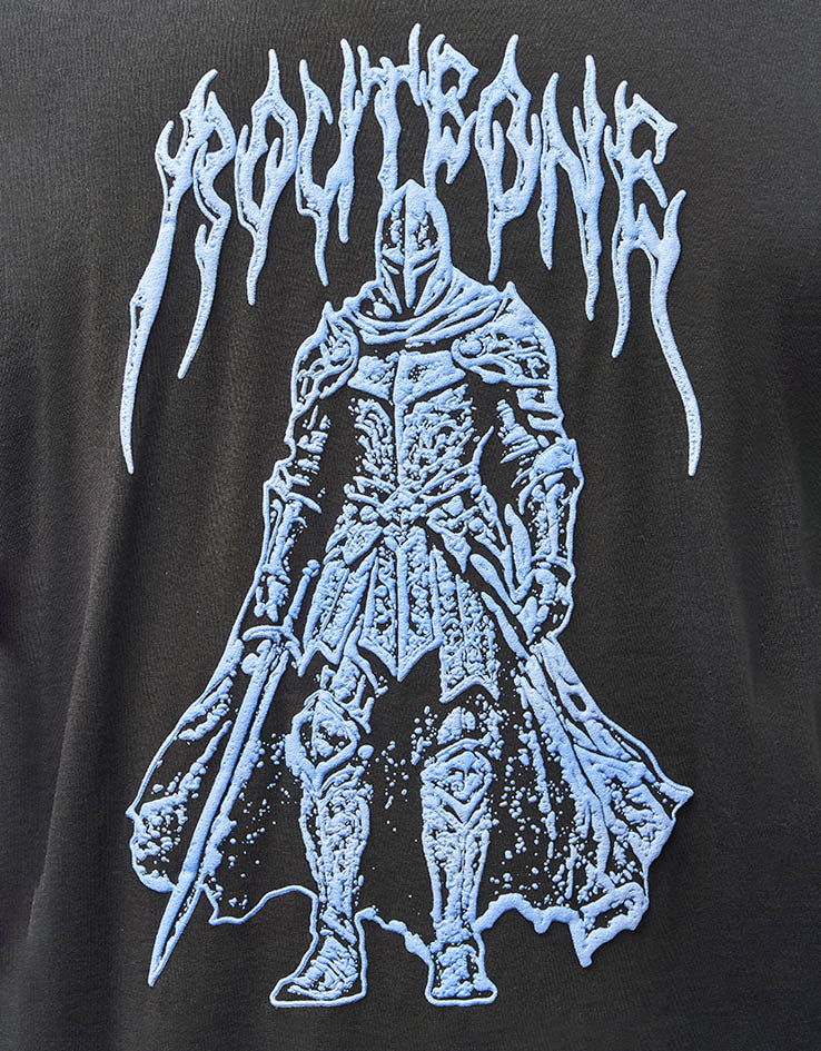 Route One Knight Organic T-Shirt - Black - Image 3