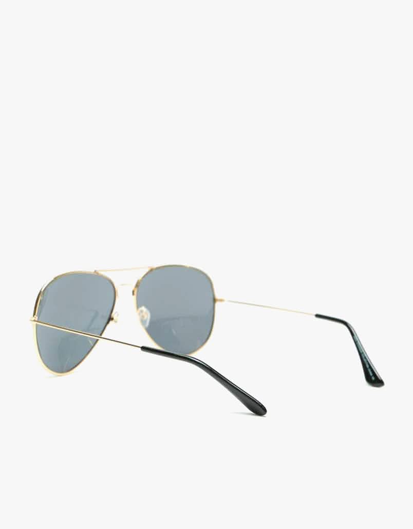 Route One Maverick Aviator Sunglasses - Black/Gold - Image 3