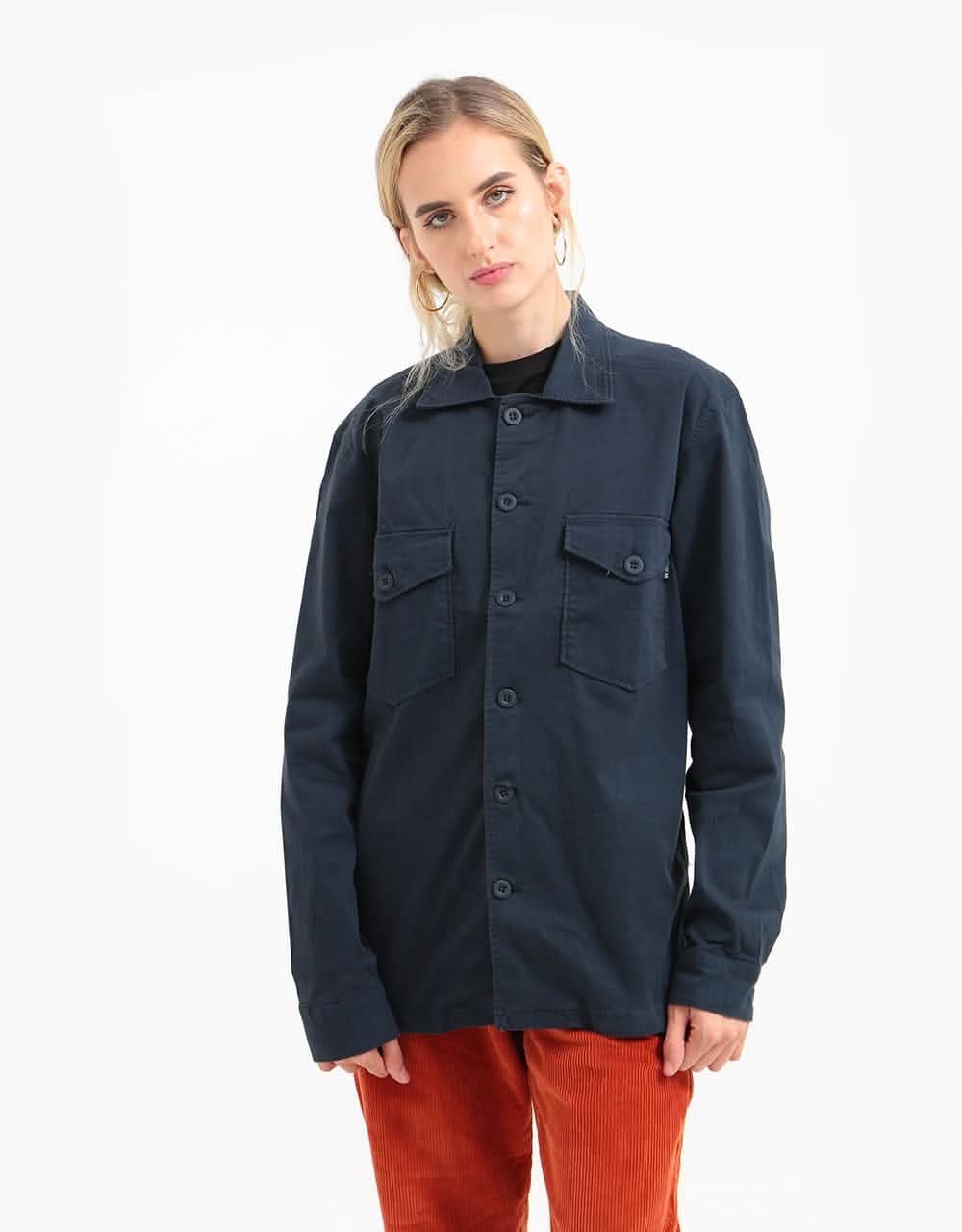Route One Military Shirt - Navy - Image 9