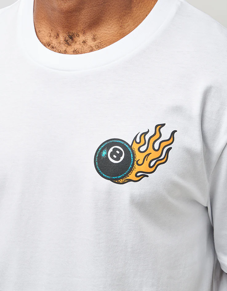Route One Ochos Locos Organic T-Shirt - White - Image 4