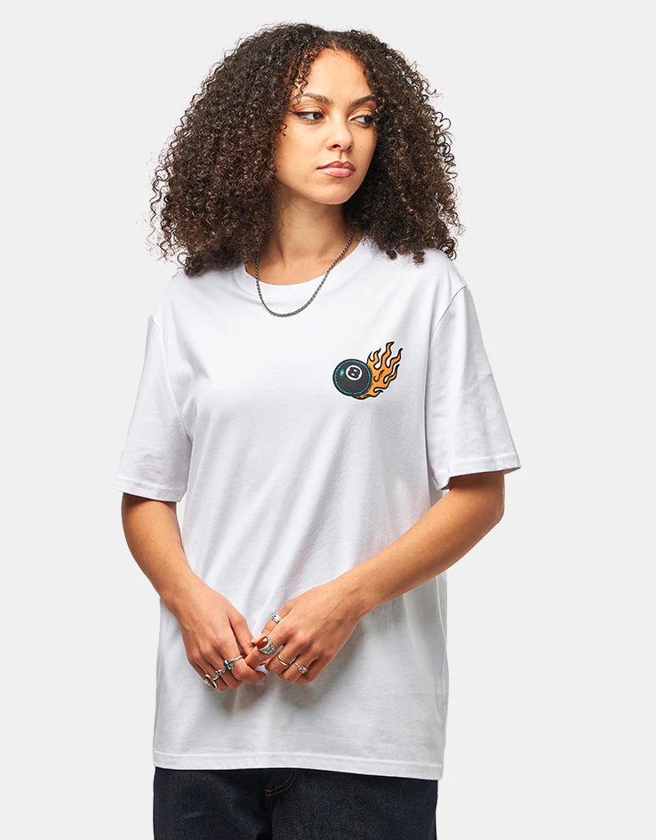 Route One Ochos Locos Organic T-Shirt - White - Image 6