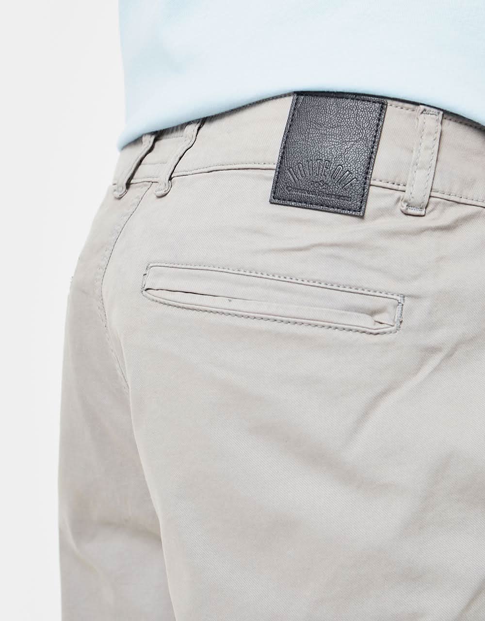 Route One Roll Up Chino Shorts - Grey - Image 6