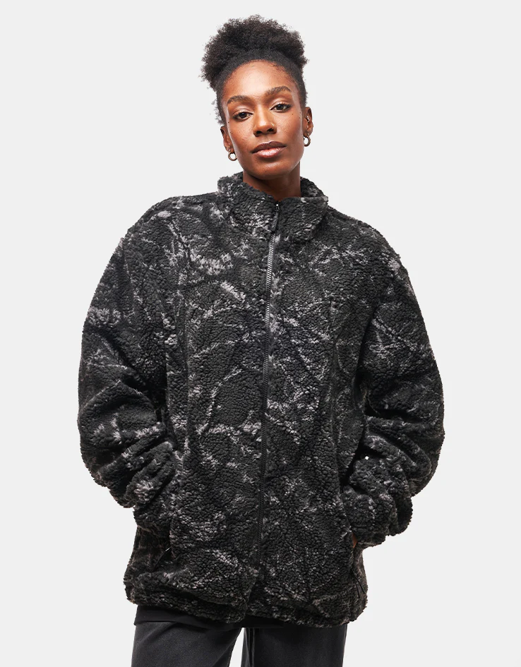 Route One Sharwa Fleece - Branch Camo (Black) - Image 6