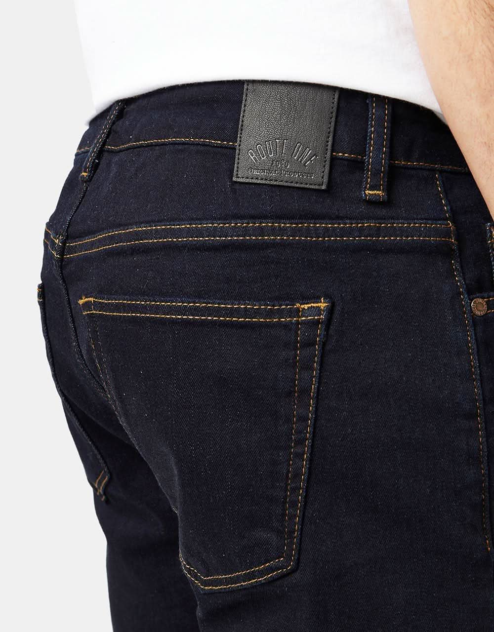 Route One Slim Denim Jeans - Raw - Image 6