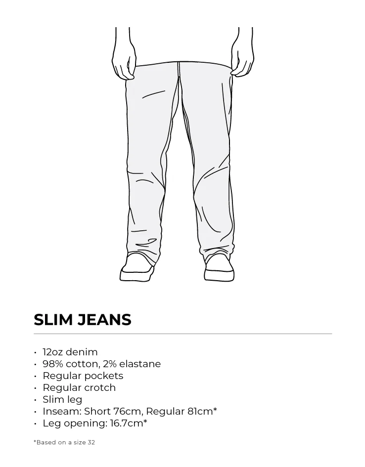 Route One Slim Denim Jeans - Raw - Image 7