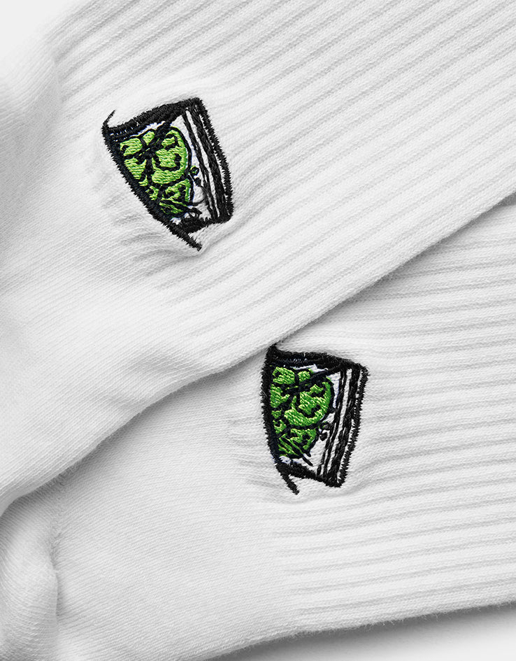 Route One Stash Crew Socks - White - Image 4