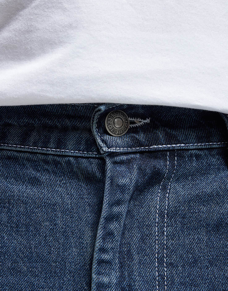Route One Super Baggy Denim Jeans - Dark Wash - Image 6