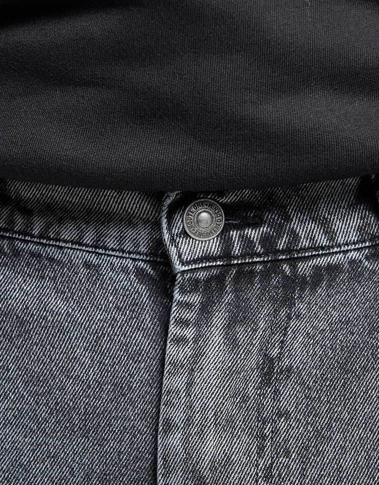 Route One Super Baggy Denim Jeans - Slate Grey - Image 6