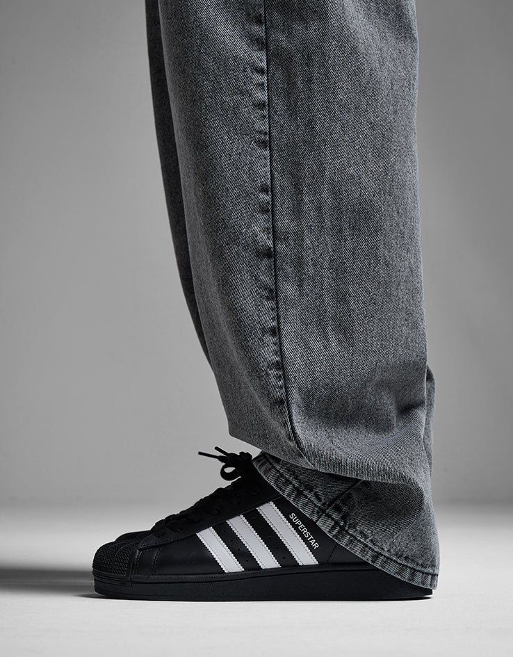 Route One Super Baggy Denim Jeans - Slate Grey - Image 7