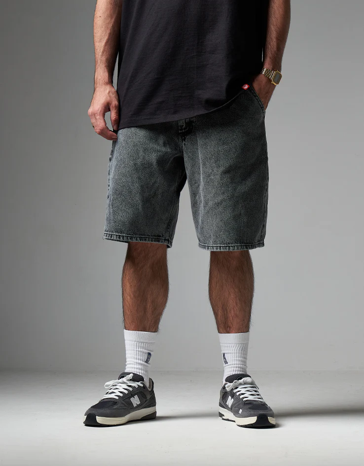 Route One Super Baggy Jorts - Slate Grey - Image 3