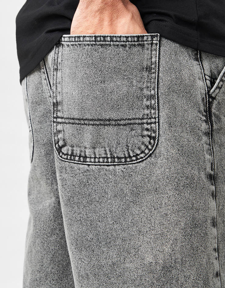 Route One Super Baggy Jorts - Slate Grey - Image 7