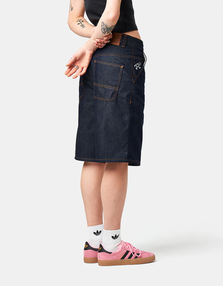 Route One Super Baggy Jorts - Raw Denim - Image 12