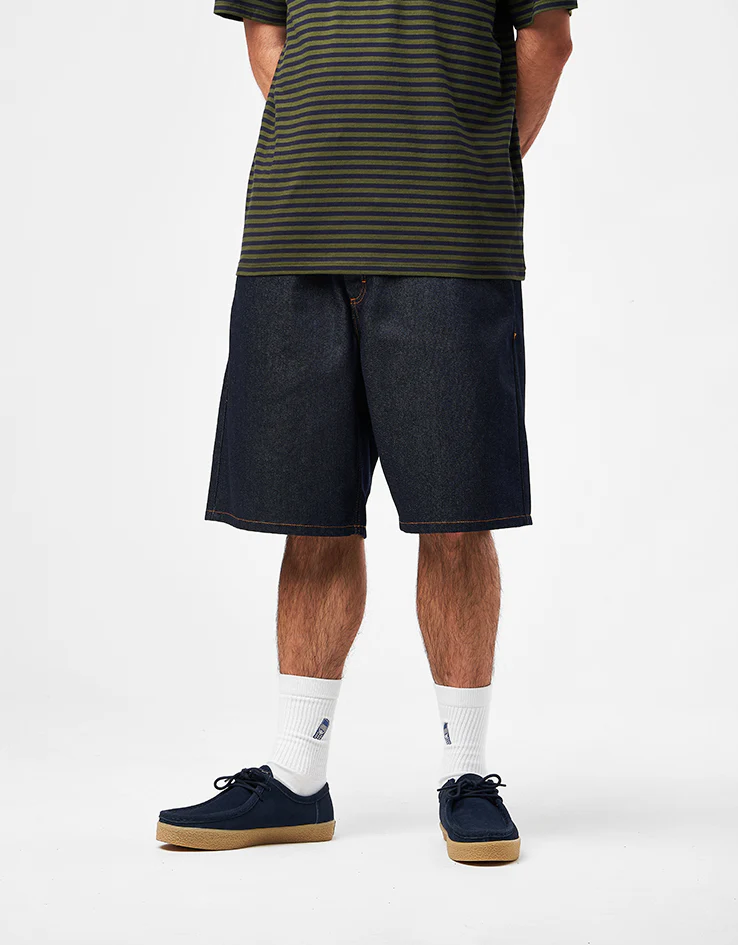 Route One Super Baggy Jorts - Raw Denim - Image 2