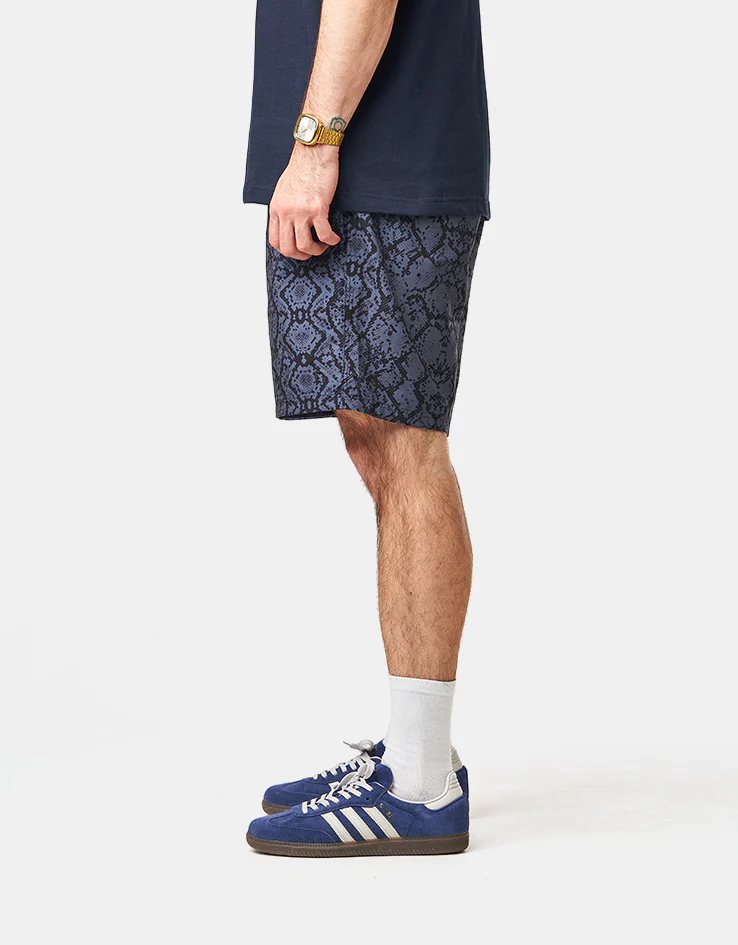 Route One Swim Shorts - Snakeskin (Charcoal) - Image 3