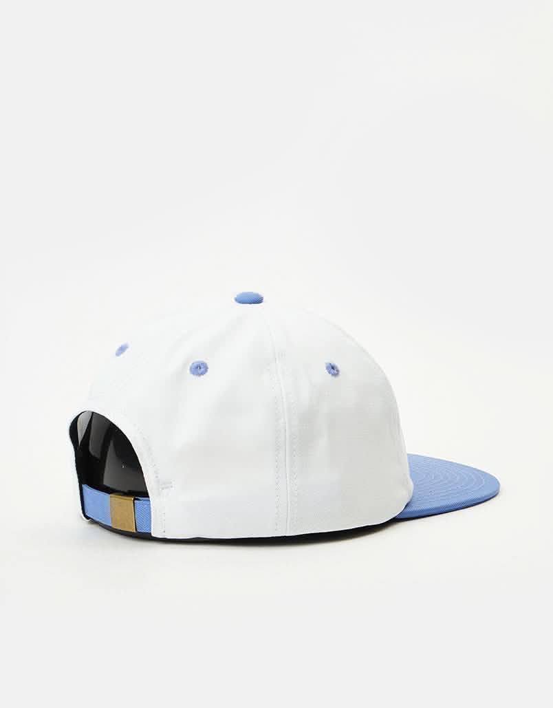 Route One Unstructured Strapback Cap - Natural/Lavender - Image 2