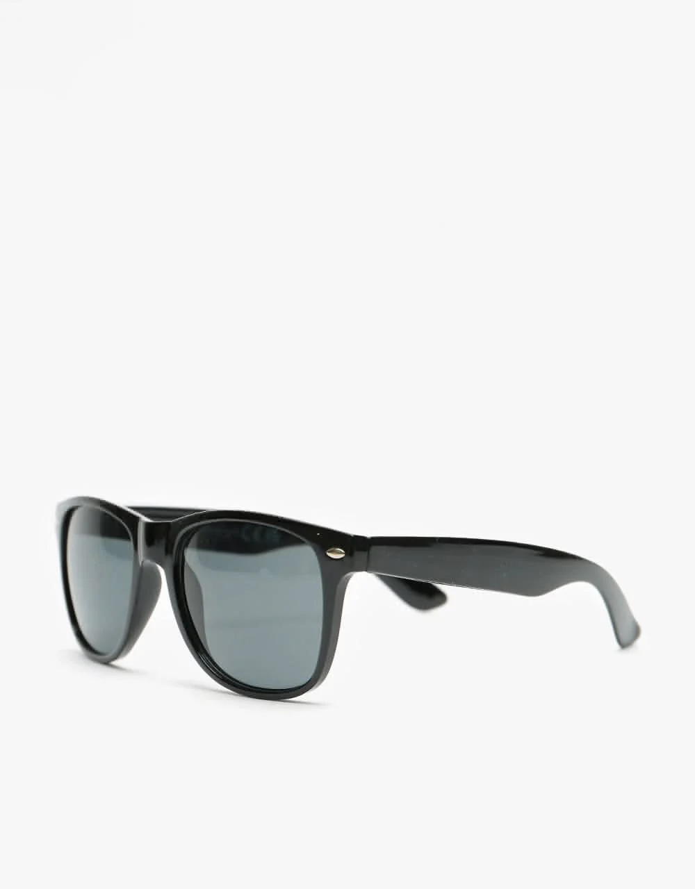 Route One Wayfarer Sunglasses - Black - Image 3