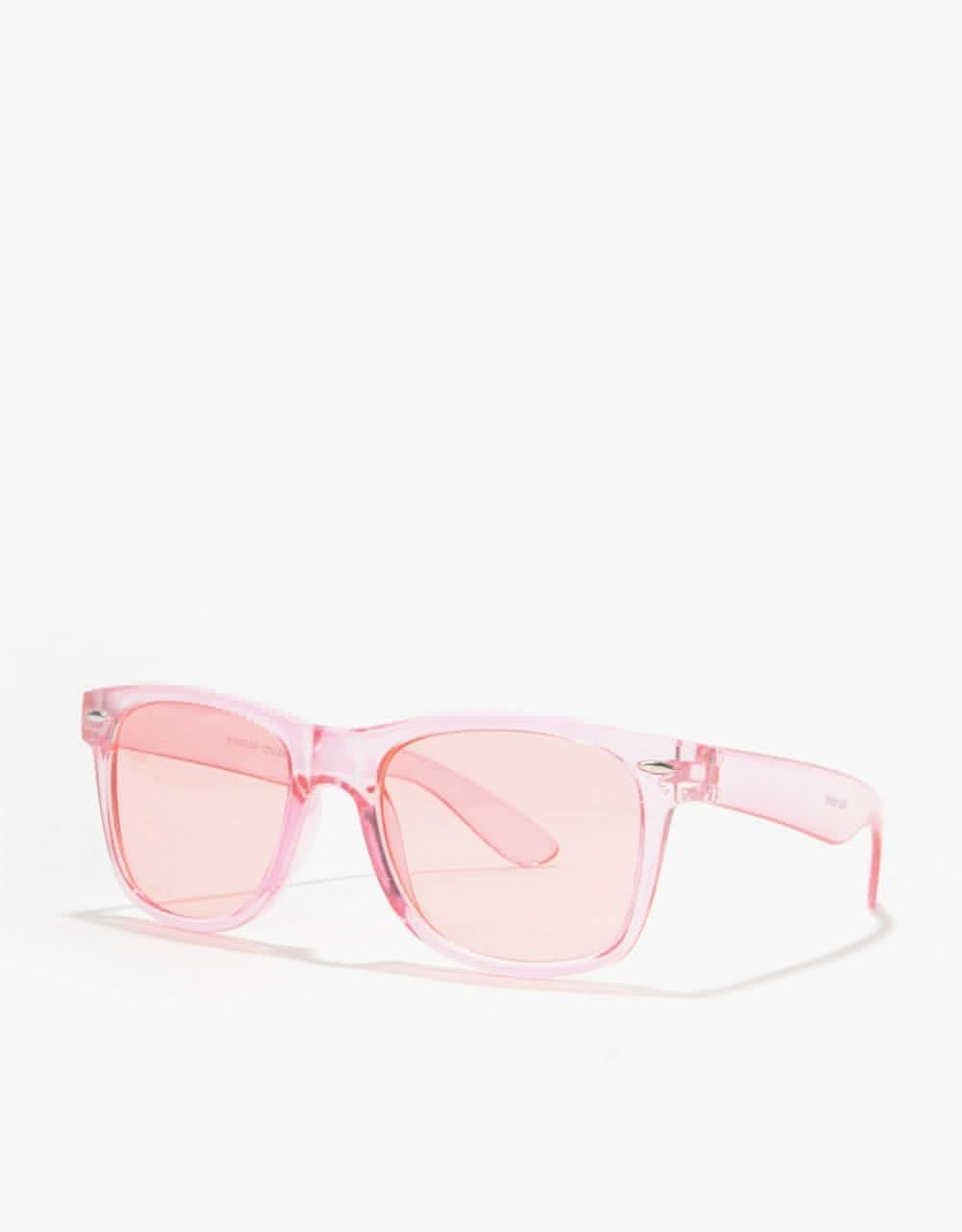 Route One Wayfarer Sunglasses - Clear Pink - Image 3