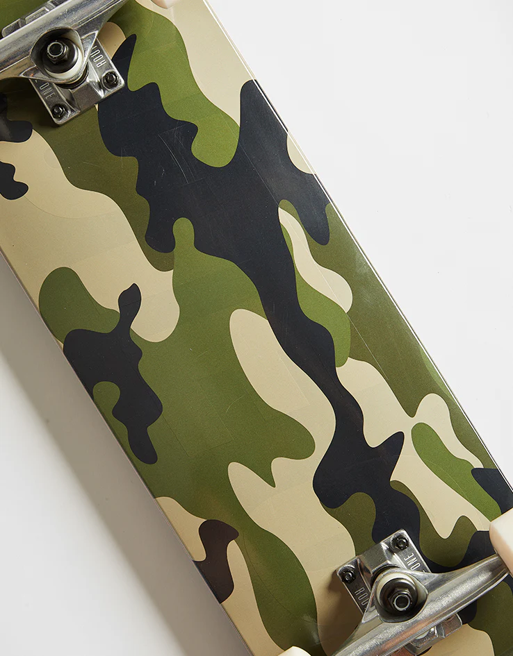 Route One Woodland Camo Athletic Logo Custom Set-Up Complete Skateboard - 8.25" - Image 2