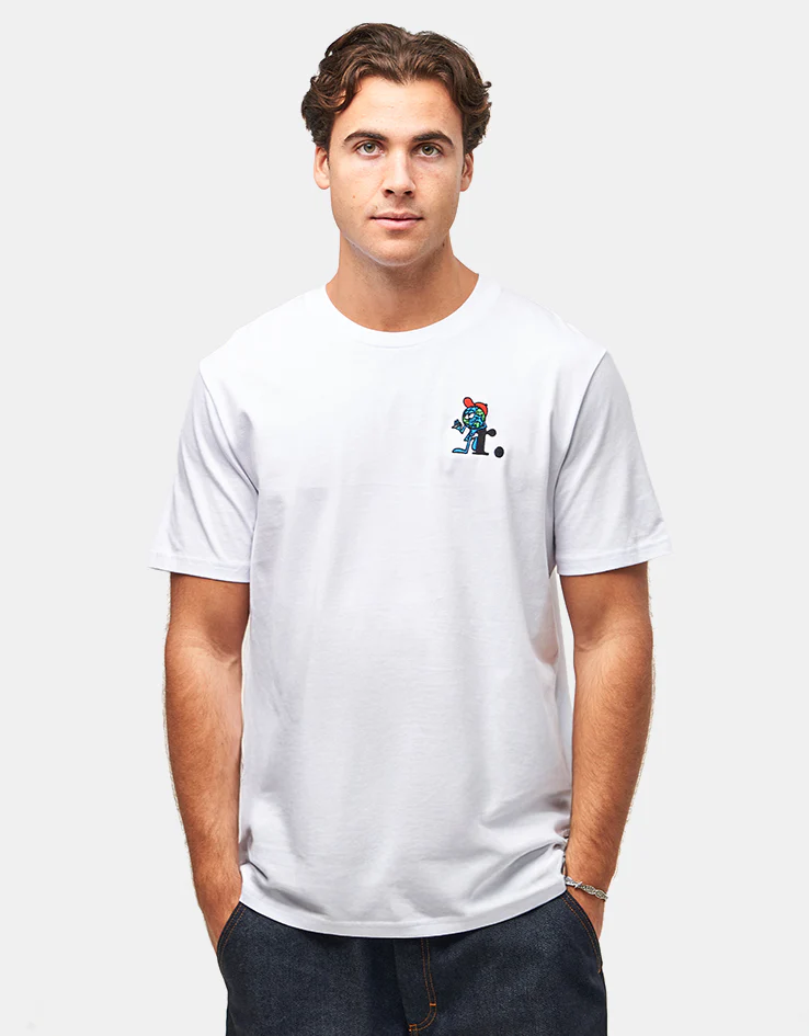 Route One Worldwide Chillers Organic T-Shirt - White - Image 2