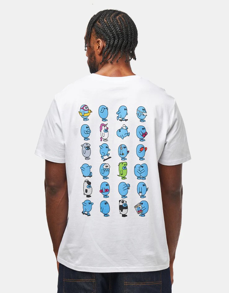 Route One x ANXTI The Many Faces Organic T-Shirt - White - Image 2