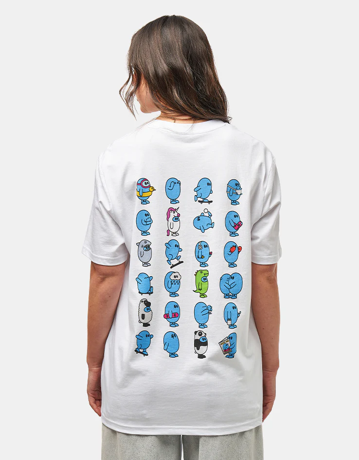 Route One x ANXTI The Many Faces Organic T-Shirt - White - Image 6