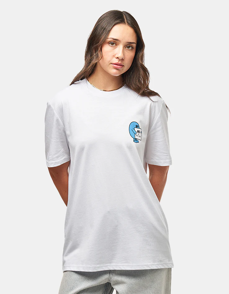 Route One x ANXTI The Many Faces Organic T-Shirt - White - Image 7