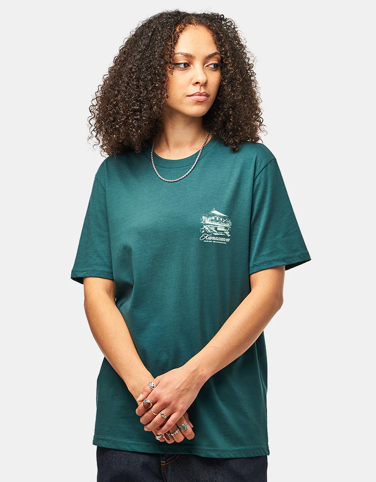 Route One Zen Garden Organic T-Shirt - Glazed Green - Image 6