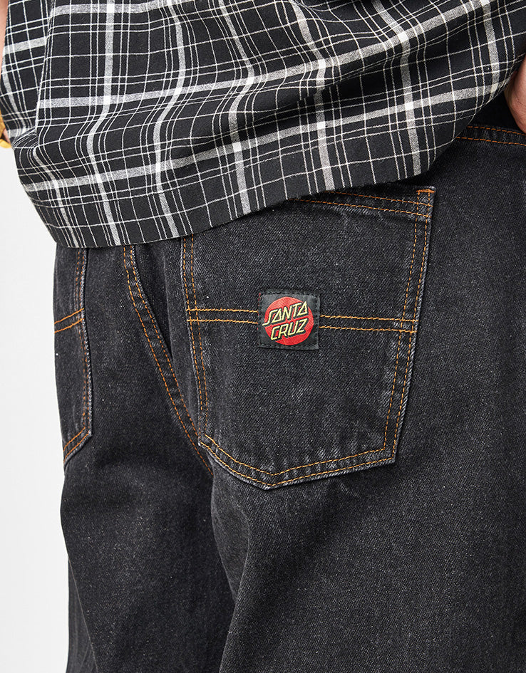 Santa Cruz Big Pants - Black Wash - Image 4
