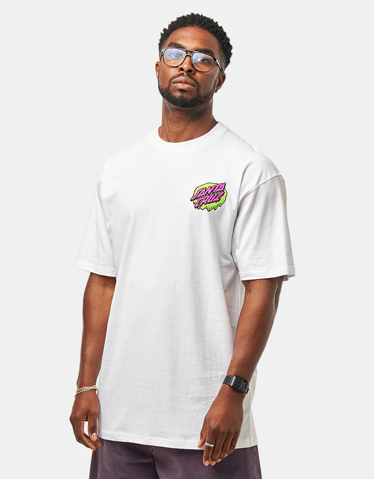 Santa Cruz EXCLUSIVE Slime Scream T-Shirt - White - Image 2