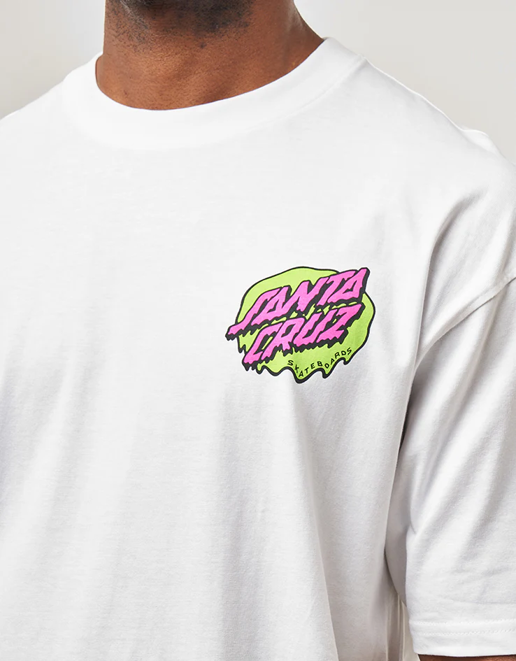 Santa Cruz EXCLUSIVE Slime Scream T-Shirt - White - Image 4