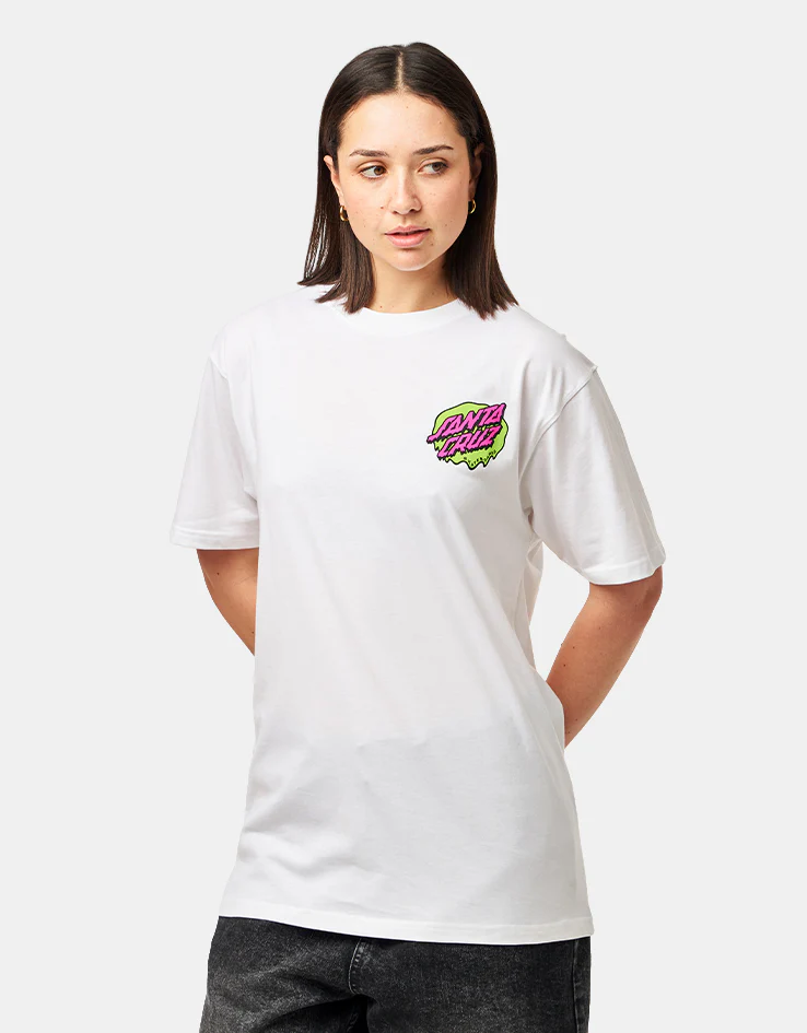 Santa Cruz EXCLUSIVE Slime Scream T-Shirt - White - Image 6