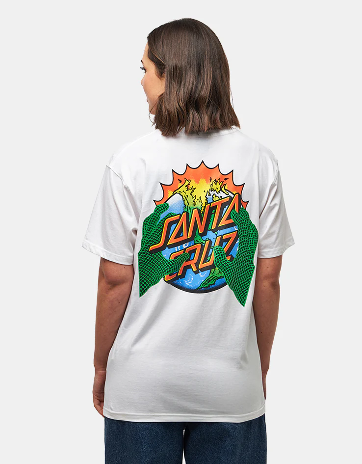 Santa Cruz Kendall End Of The Dot T-Shirt - White - Image 3