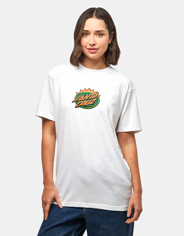 Santa Cruz Kendall End Of The Dot T-Shirt - White - Image 4