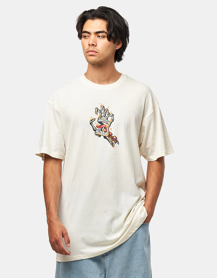 Santa Cruz Natas SC Panther T-Shirt - White - Image 4