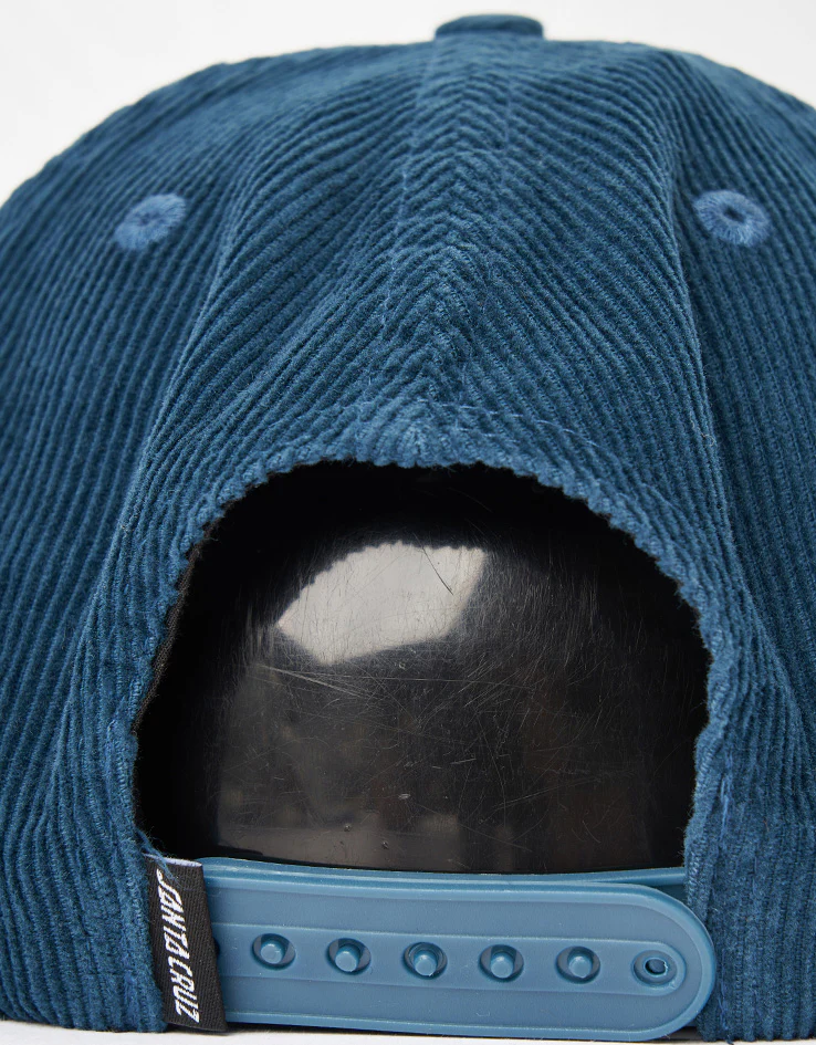 Santa Cruz Opus Dot Snapback Cap - Teal Cord - Image 5