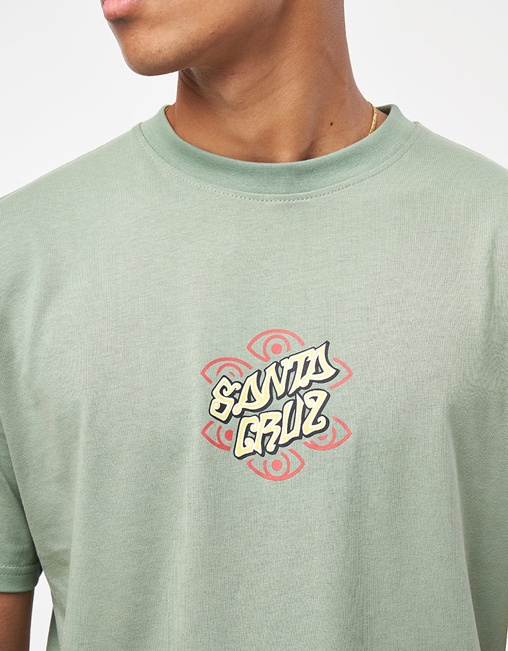 Santa Cruz Salba Eyes Dot T-Shirt - Moon Rock - Image 2