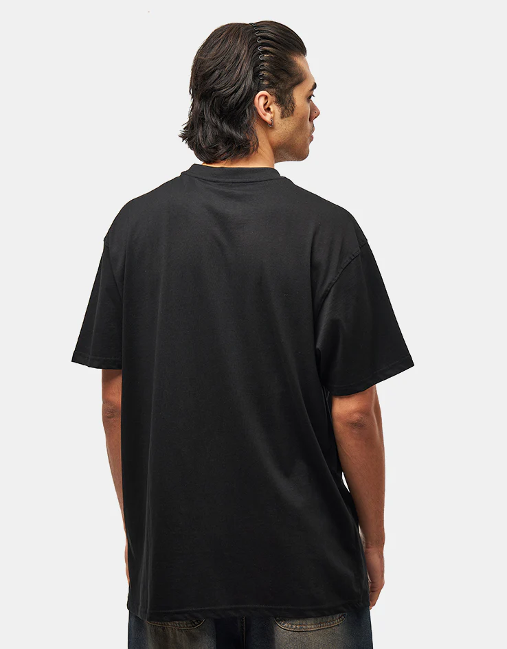 Santa Cruz Screaming Flame Front T-Shirt - Black - Image 2
