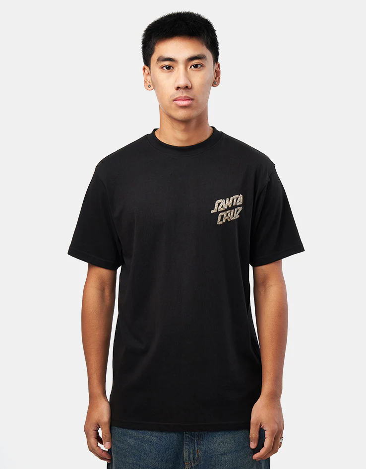 Santa Cruz Screaming Grizzly T-Shirt - Black - Image 3