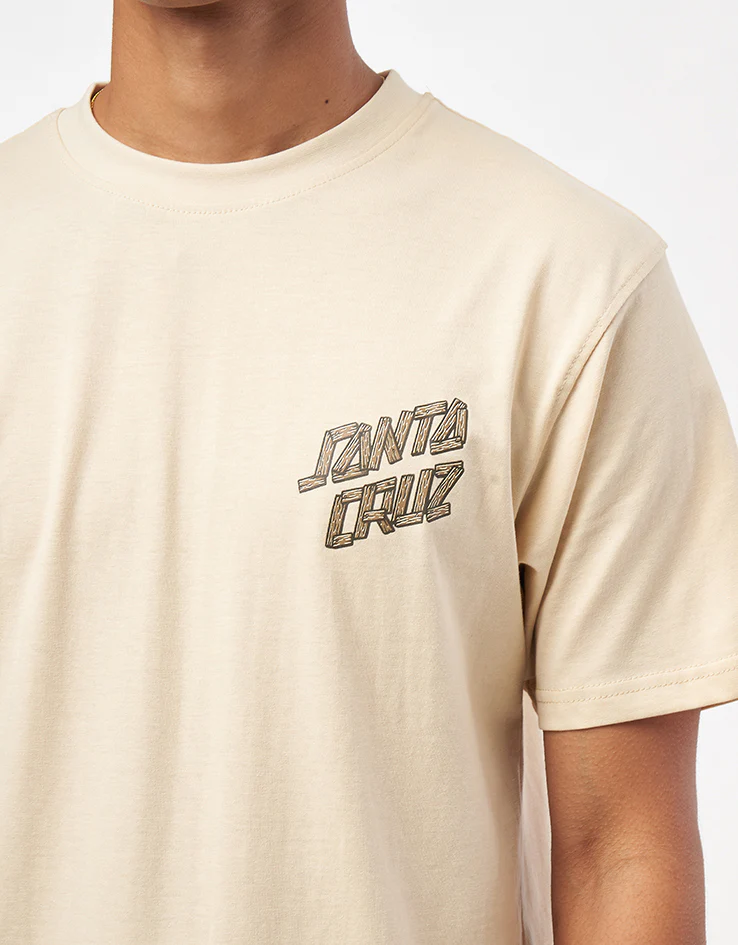 Santa Cruz Screaming Grizzly T-Shirt - Blond Wood - Image 2