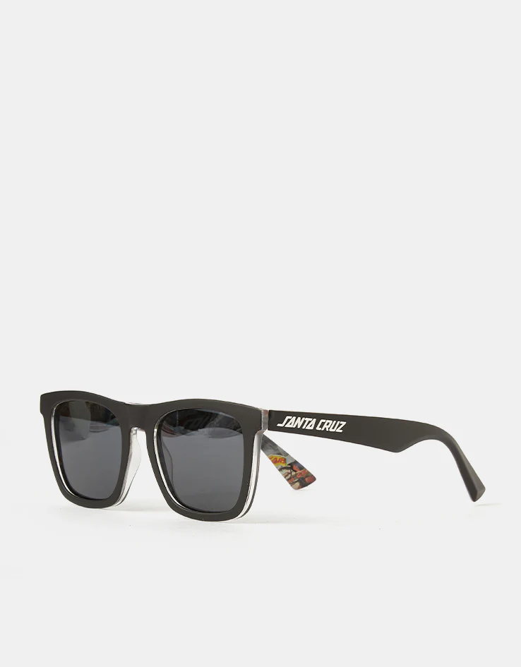 Santa Cruz Strip Sunglasses - Black Collage/Black - Image 2