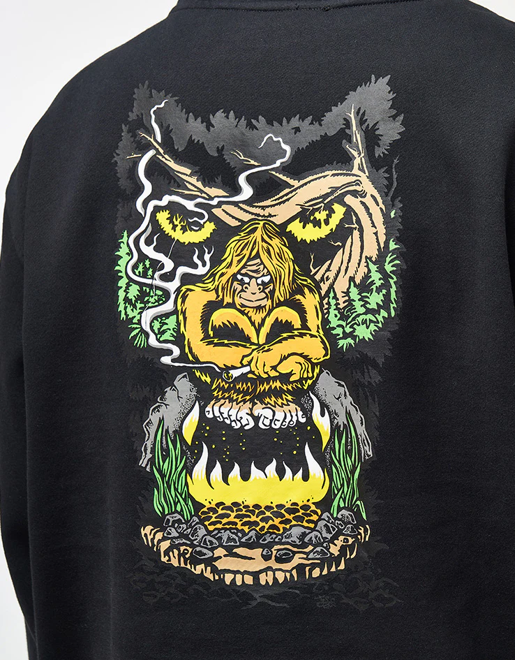 Santa Cruz Winkowski Big Foot Pullover Hoodie - Black - Image 3