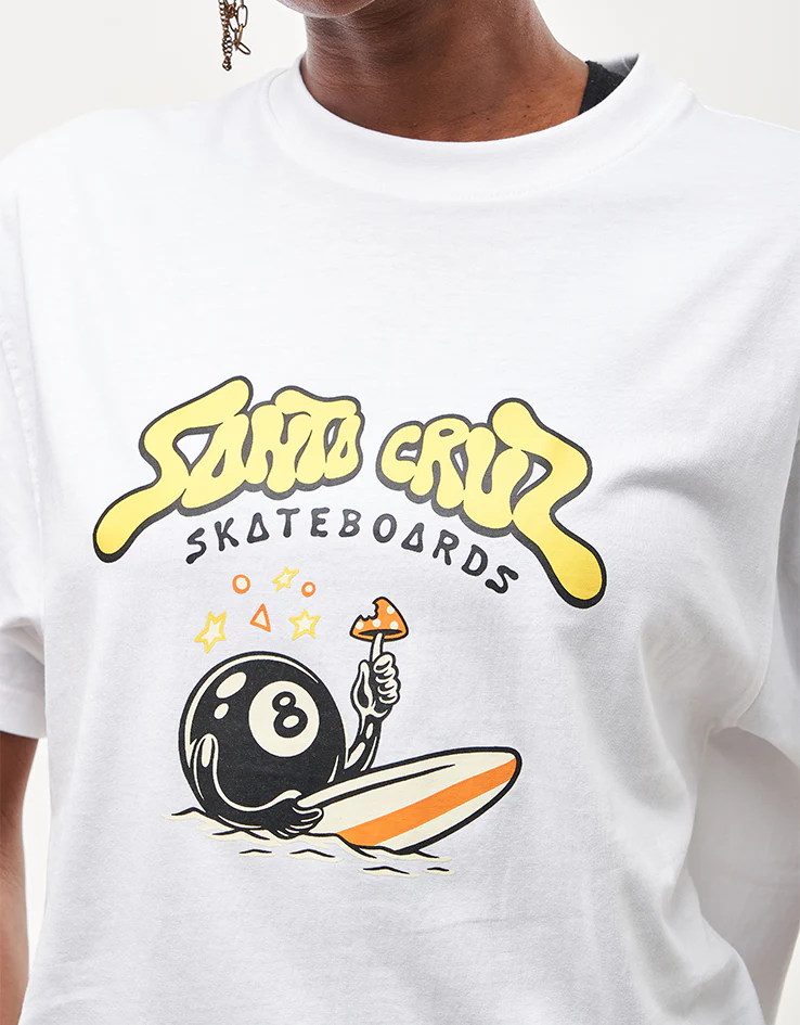 Santa Cruz Winkowski Surf Front T-Shirt - White - Image 6