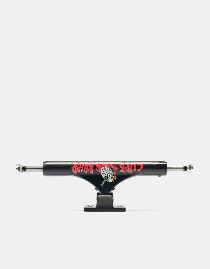 Slappy Curb Killer Hollow Inverted Skateboard Trucks - Matte Black (Pair)
