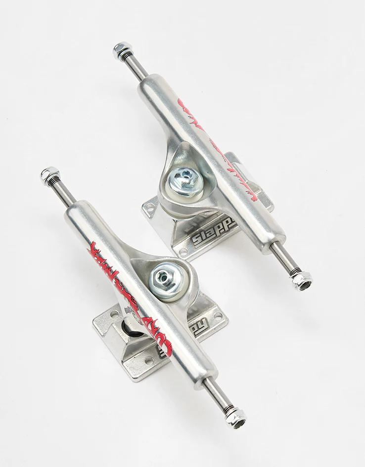 Slappy Curb Killer Hollow Inverted Skateboard Trucks - Polished (Pair) - Image 5