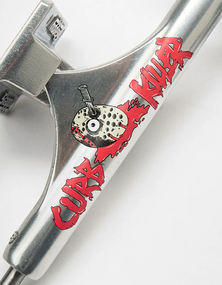Slappy Curb Killer Hollow Inverted Skateboard Trucks - Polished (Pair) - Image 6