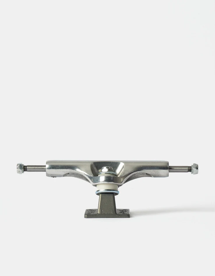Slappy ST1 Hollow Lights Skateboard Trucks - Polished/Gunmetal (Pair) - Image 3