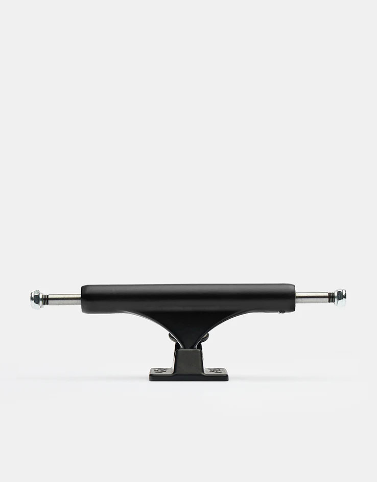 Slappy ST1 Inverted Hollow Lights Skateboard Trucks - Matte Black/Black Gold