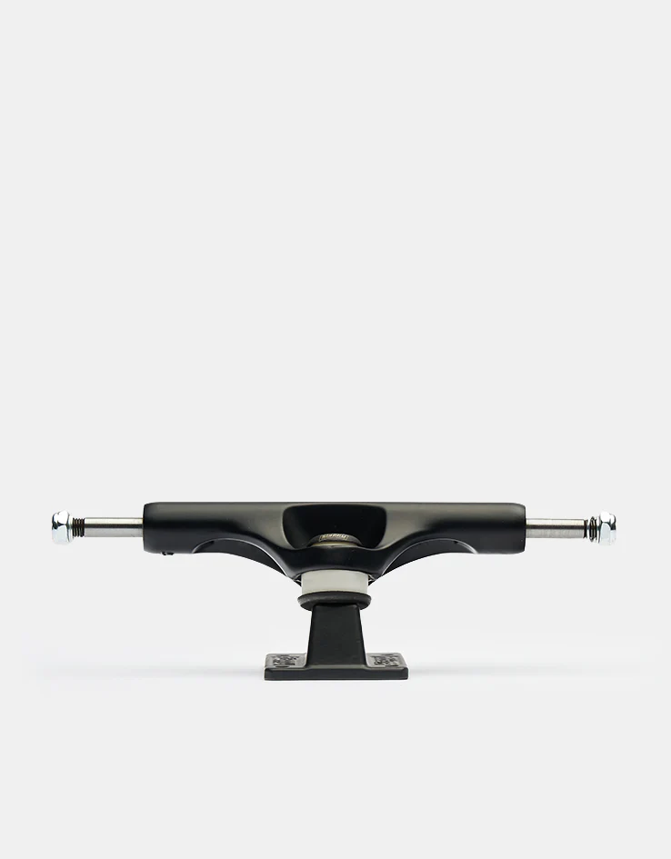 Slappy ST1 Inverted Hollow Lights Skateboard Trucks - Matte Black/Black Gold - Image 4