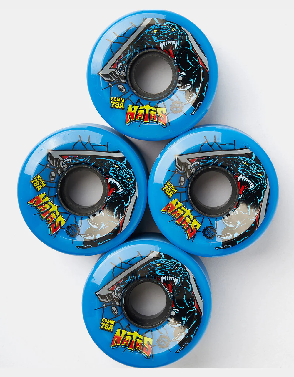 Slime Balls Natas Panther OG Slime 78a Skateboard Wheels - 60mm - Image 2